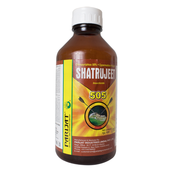 SHATRUJEET | Chlorpyrifos 50% + Cypermethrin 5% EC | PARIJAT