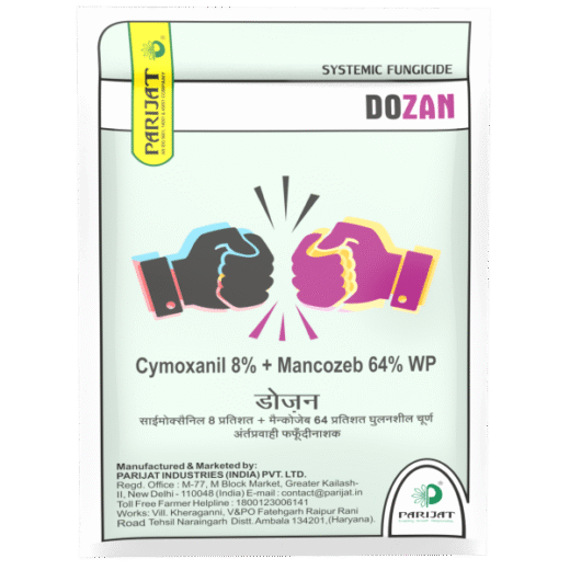 <b>DOZAN</b> <br> (Cymoxanil 8% + Mancozeb 64% WP)