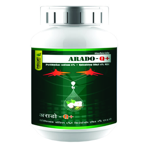 <b>ARADO Q+</b> <br>  (Pyrithiobac sodium 6% + Quizalofop ethyl 4% MEC​)