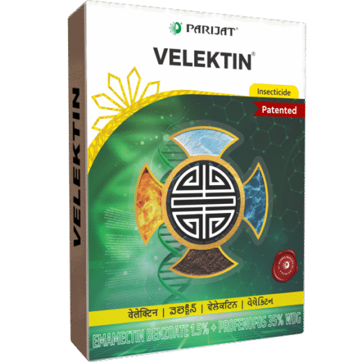 <b>VELEKTIN</b> <br> (Emamectin Benzoate1.5%+ Profenofos 35% WDG)