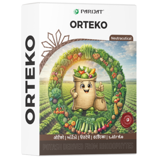 <b>ORTEKO</b><br><span style="font-size:50%;">(Potash Derived from Rodophyte)</span>